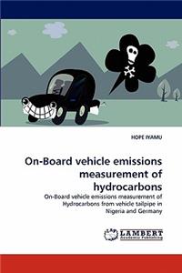 On-Board vehicle emissions measurement of hydrocarbons
