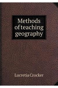 Methods of Teaching Geography