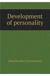 Development of Personality