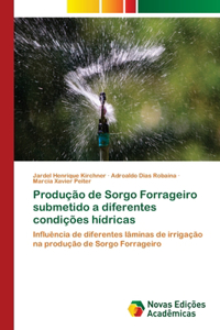 Produção de Sorgo Forrageiro submetido a diferentes condições hídricas
