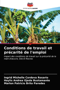 Conditions de travail et précarité de l'emploi