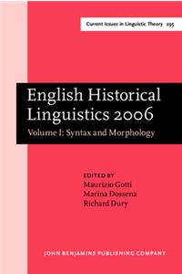 English Historical Linguistics 2006: Selected papers from the fourteenth International Conference on English Historical Linguistics (ICEHL 14), ... 2006. Volume I: Syntax and Morphology: 295