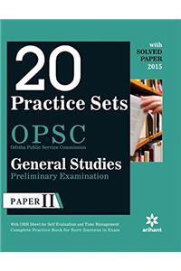 Opsc General Studies Preliminary Examination Paper-II  20 Practice Sets