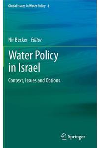 Water Policy in Israel