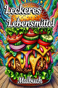 Leckeres Lebensmittel Malbuch