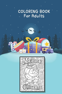 Merry Christmas - Coloring Book For Adults