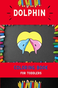 Dolphin coloring book for toddlers