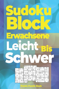 Sudoku Block Erwachsene Leicht Bis Schwer