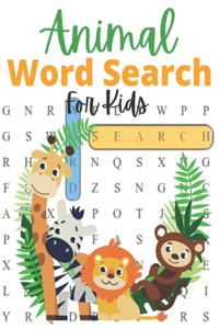Animal Word Search For Kids