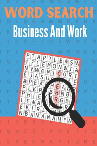 Word Search Business And Work