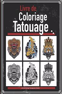 Livre de Coloriage Tatouage pour Adultes
