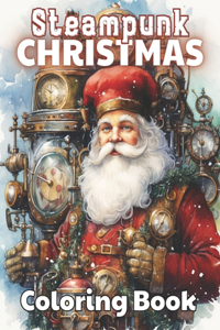 Steampunk Christmas Coloring Book