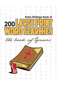 Bobo Strategy Book of 200 Large Print Word Searches