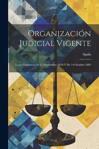Organización Judicial Vigente