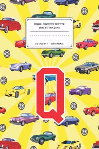 Primary Composition Notebook Grades K-2 Story Journal Q
