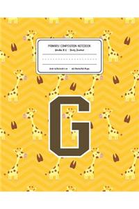 Primary Composition Notebook Grades K-2 Story Journal G