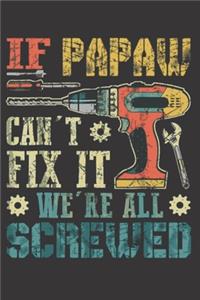Notebook for car auto mechanic tuner and racer papaw