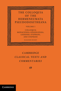 Colloquia of the Hermeneumata Pseudodositheana