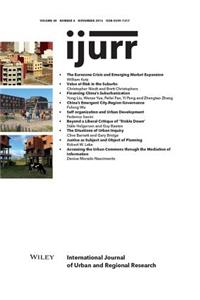 International Journal of Urban and Regional Research, Volume 40, Issue 6