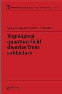 Topological Quantum Field Theories from Subfactors