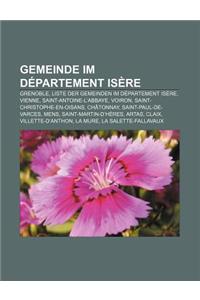 Gemeinde Im Departement Isere