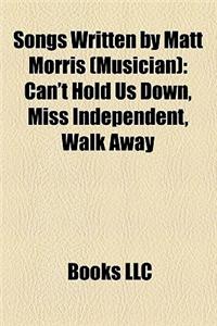 Songs Written by Matt Morris (Musician)