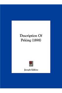 Description of Peking (1898)