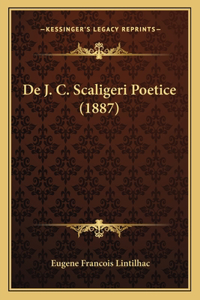 De J. C. Scaligeri Poetice (1887)