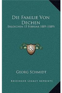 Die Familie Von Dechen