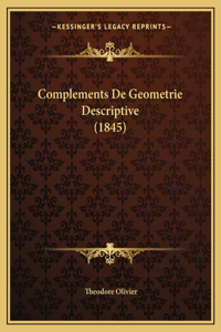 Complements De Geometrie Descriptive (1845)