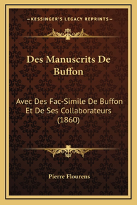 Des Manuscrits De Buffon