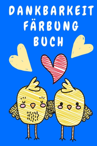 Dankbarkeit Färbung Buch