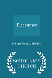 Discourses - Scholar's Choice Edition