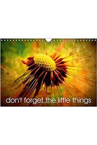 Don't Forget the Little Things 2017