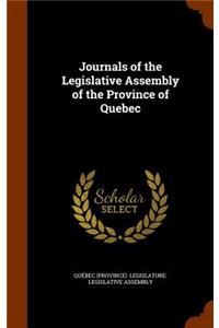 Journals of the Legislative Assembly of the Province of Quebec