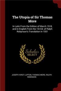 The Utopia of Sir Thomas More