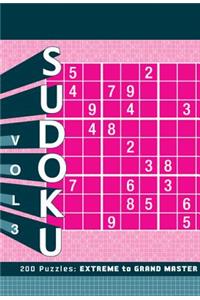 Sudoku Vol 3 Extreme to Grand Master