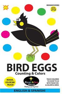 Bird Eggs - Counting & Colors! (Spanish)
