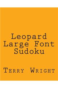 Leopard Large Font Sudoku