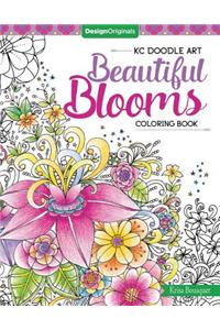 KC Doodle Art Beautiful Blooms Coloring Book