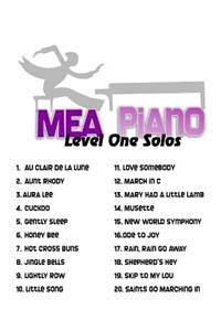 MEA Piano Level One Solos
