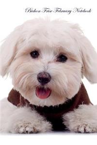 Bichon Frise February Notebook Bichon Frise Record, Log, Diary, Special Memories, to Do List, Academic Notepad, Scrapbook & More