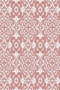 Mushroom Pink Ornate Pattern Notebook