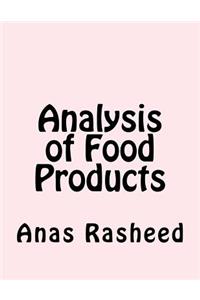 Analysis of Food Products