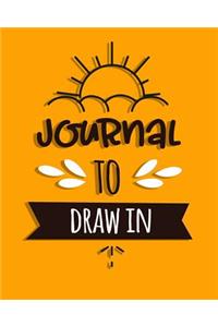 Journal To Draw In
