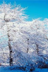Winter Theme Journal Snowy Forest