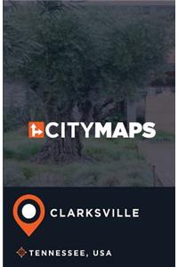 City Maps Clarksville Tennessee, USA