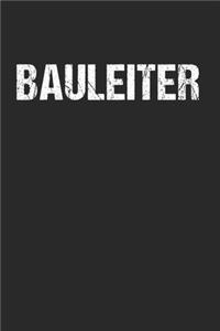 Bauleiter - Bau Geschenk Idee: 120 Pages 6 'x 9' -Dot Graph Paper Journal Manuscript - Planner - Scratchbook - Diary