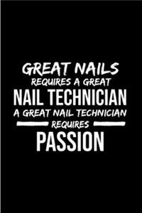 Great nails requires a great nail technician a great nail technician requires passion