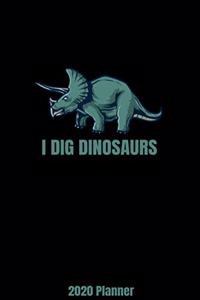 I Dig Dinosaurs 2020 Planner